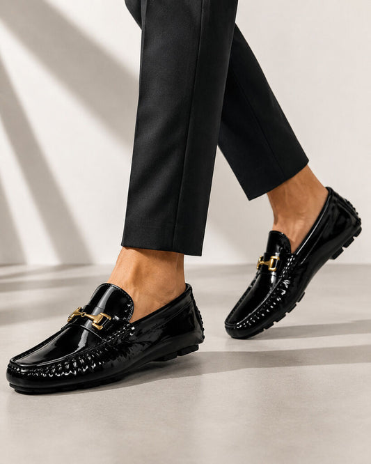 Shoes Patent Nero