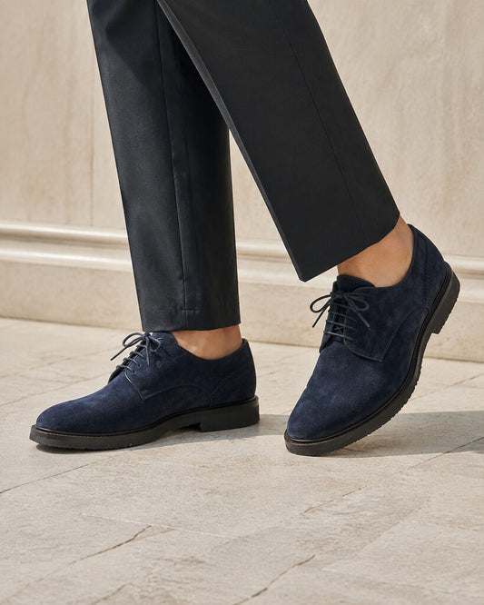 Shoes Suede Bleu