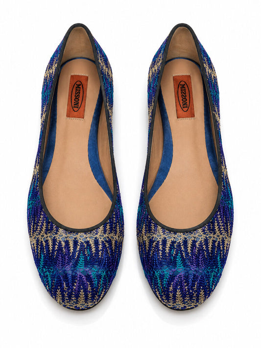 Shoes Tessuto Bleu