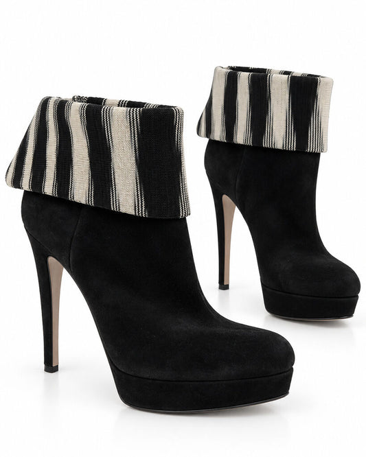 Shoes Suede Nero