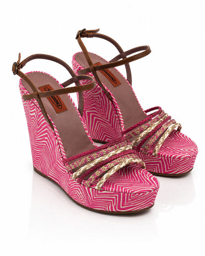 Shoes Tessuto Fuxia