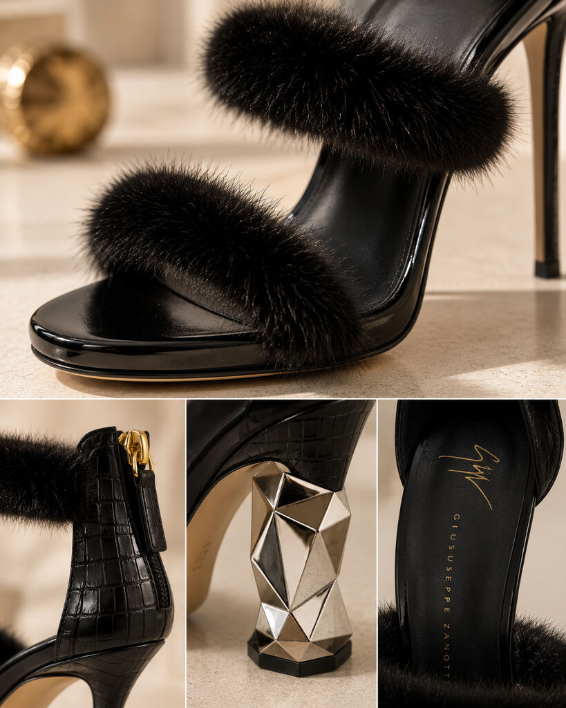 Shoes Croc/Fur NERO