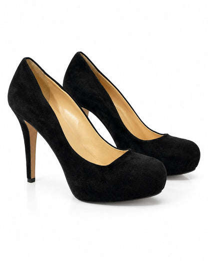 Shoes Suede Nero