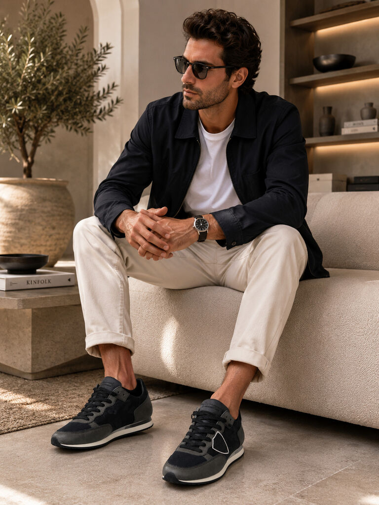 Nappa BLK/WHI