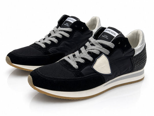 Shoes Camoscio BLK/WHI