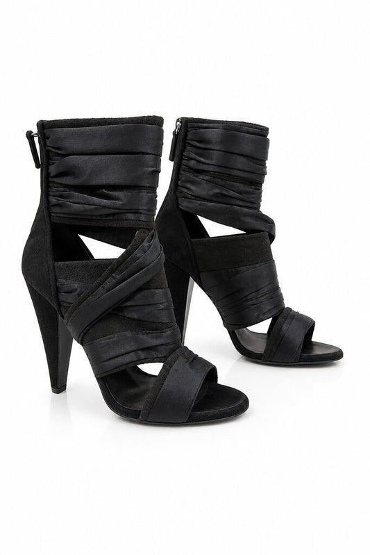 Shoes Suede Nero