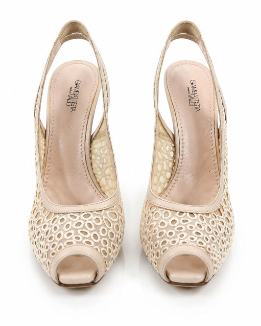 Shoes Dentelle Beige