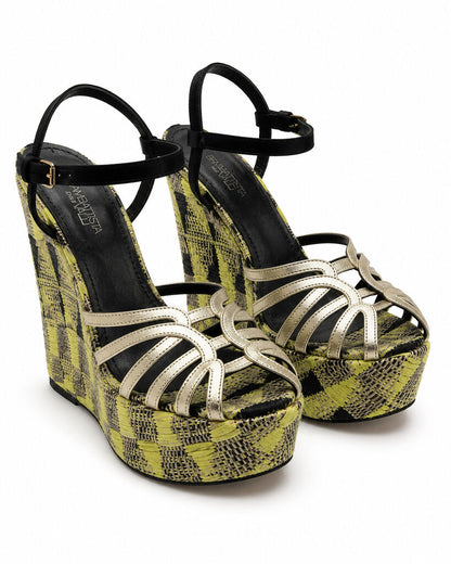 Shoes Laminato Oro
