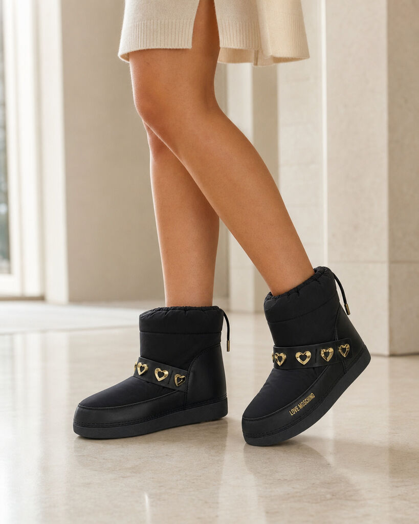 Snow Boot Nyl+PVC BLACK