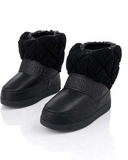 Snow Boot Nyl/Fur BLACK