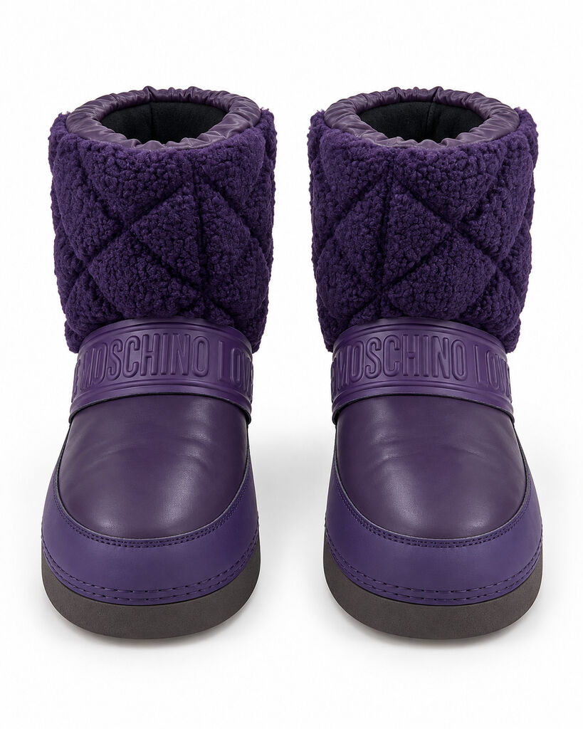 Snow Boot Nyl/Fur INDIGO