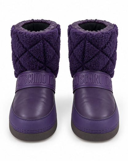 Snow Boot Nyl/Fur INDIGO