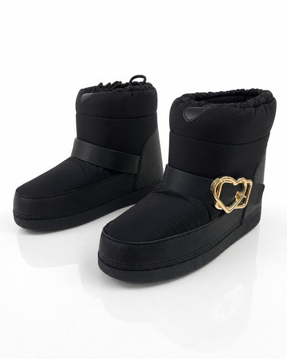Snow Boot Nyl/Fur BLACK