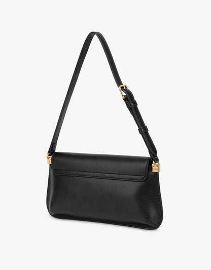 Black Logo Accent Shoulder Bag