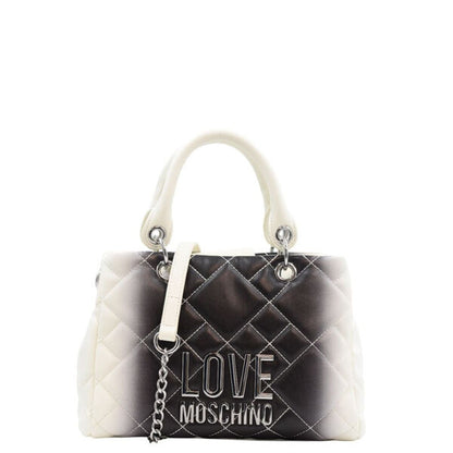 Gradient Quilted Handbag with Chain Detail