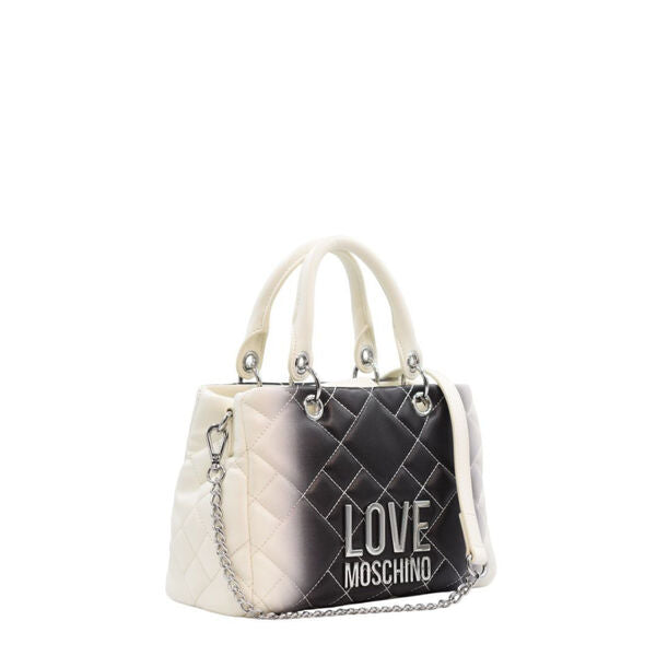 Gradient Quilted Handbag with Chain Detail