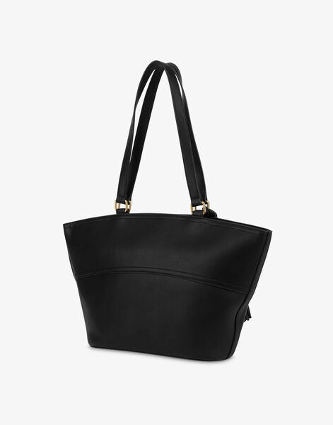 Black Tote Bag with Double Handles