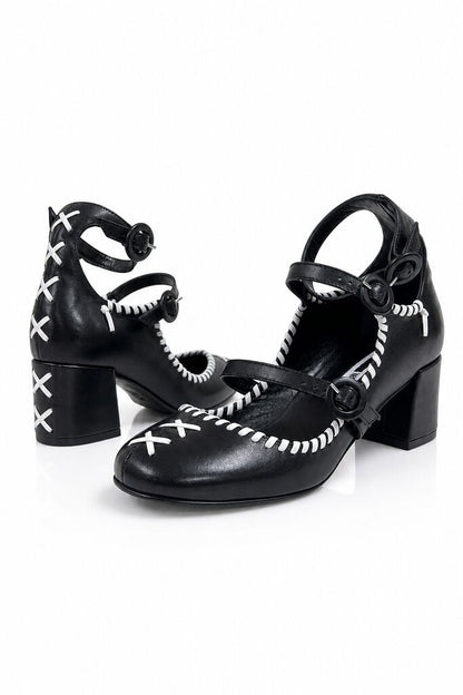 Shoes Nappa BLK/WHI
