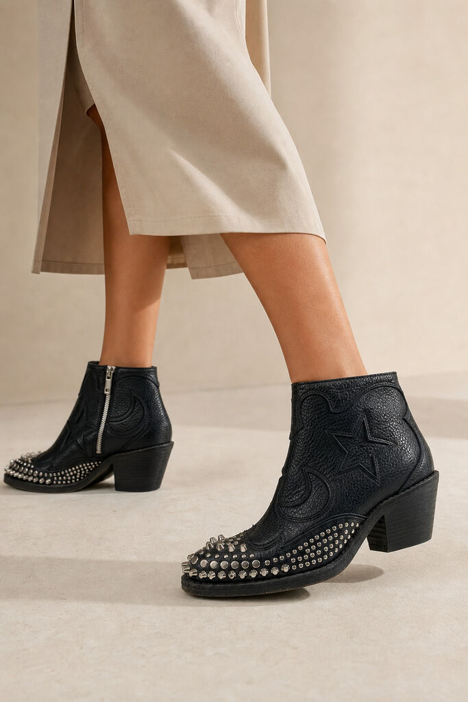 Shoes Stud.Nap BLACK