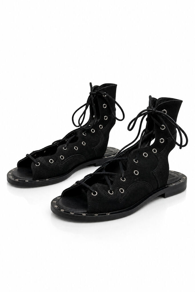 Shoes Suede BLACK