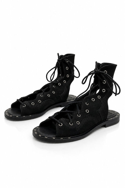 Shoes Suede BLACK