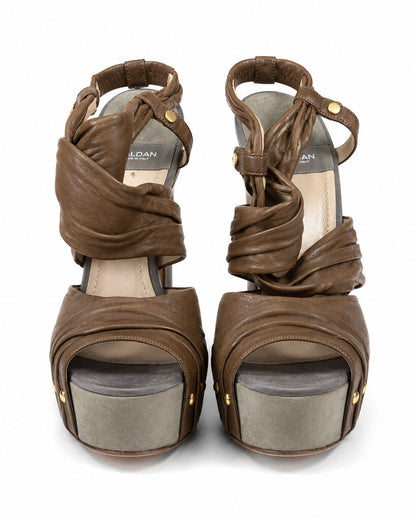 Shoes Nappa Taupe