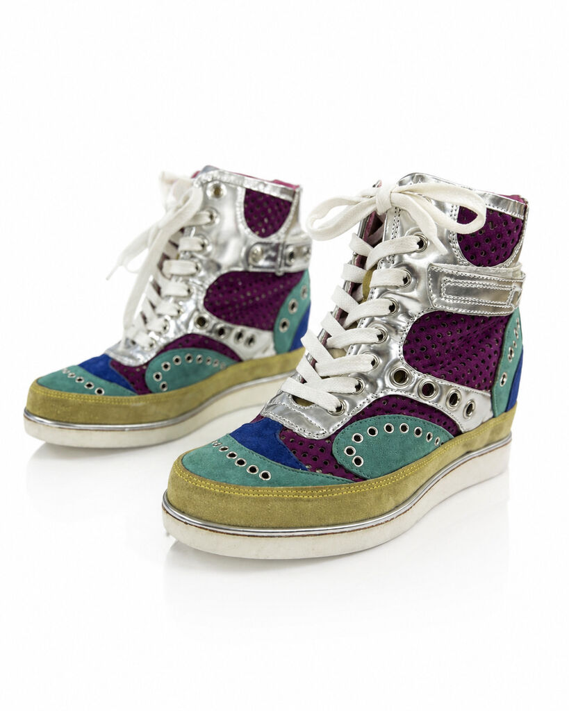 Shoes Suede Multicolor