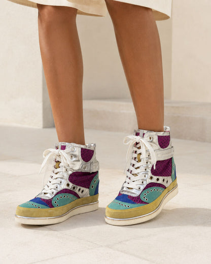 Shoes Suede Multicolor