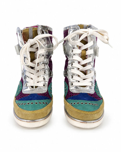 Shoes Suede Multicolor