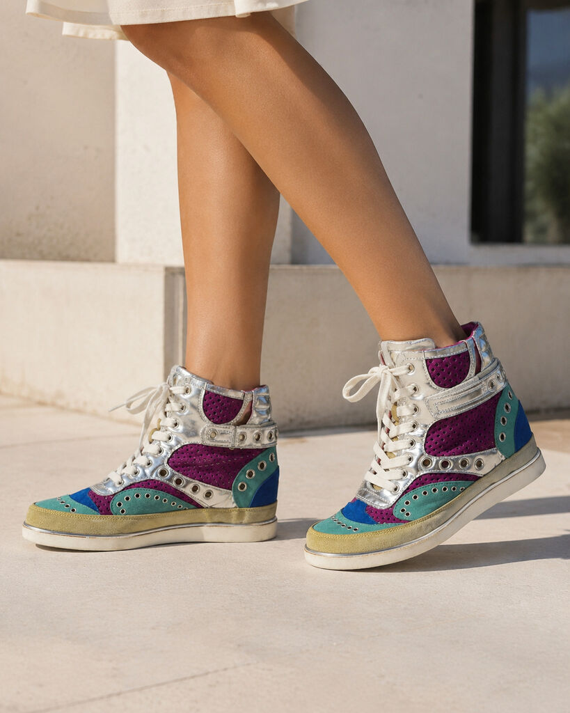 Shoes Suede Multicolor