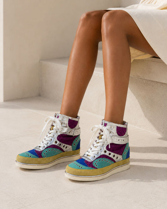 Shoes Suede Multicolor