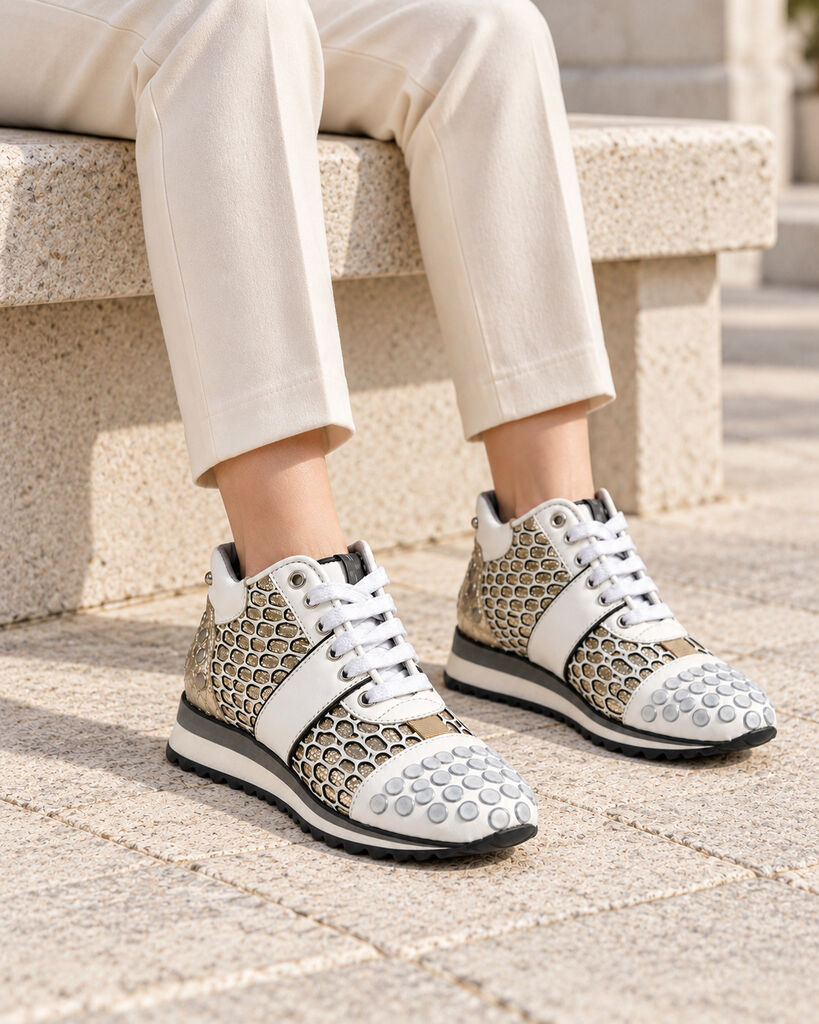 Shoes Nappa Bia/Oro