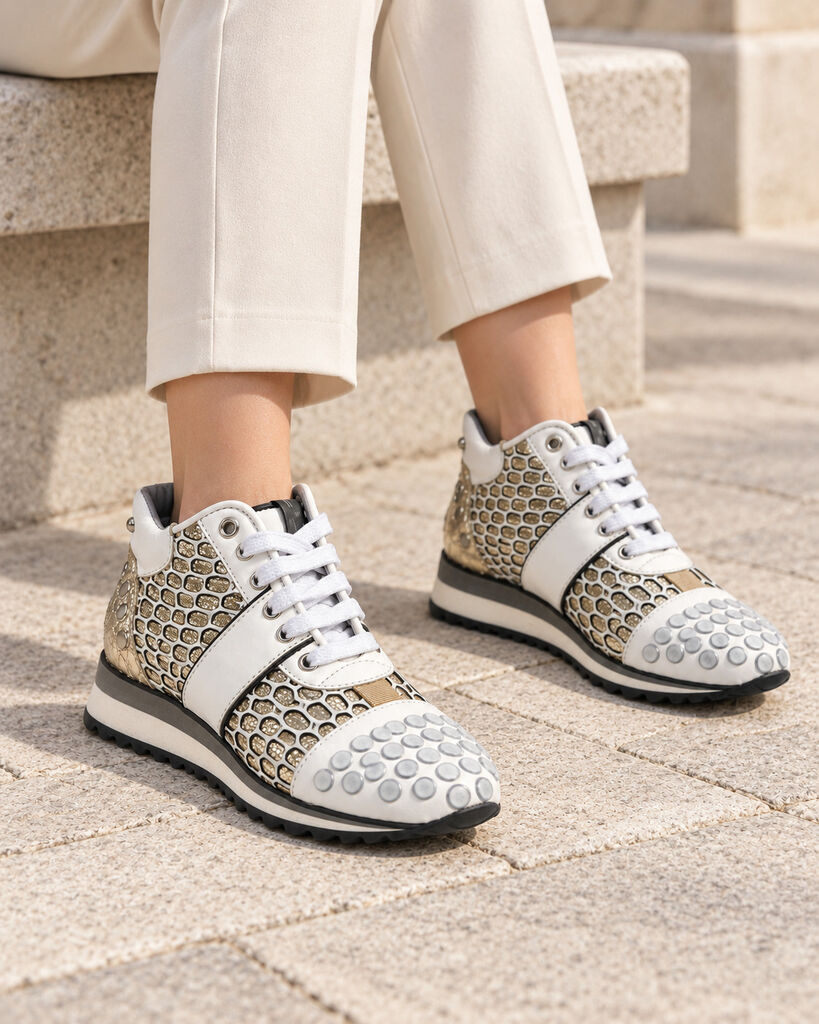 Shoes Nappa Bia/Oro