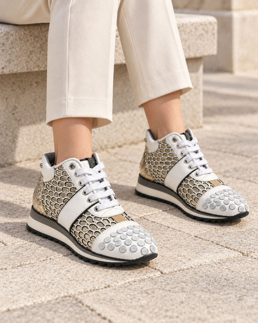 Shoes Nappa Bia/Oro