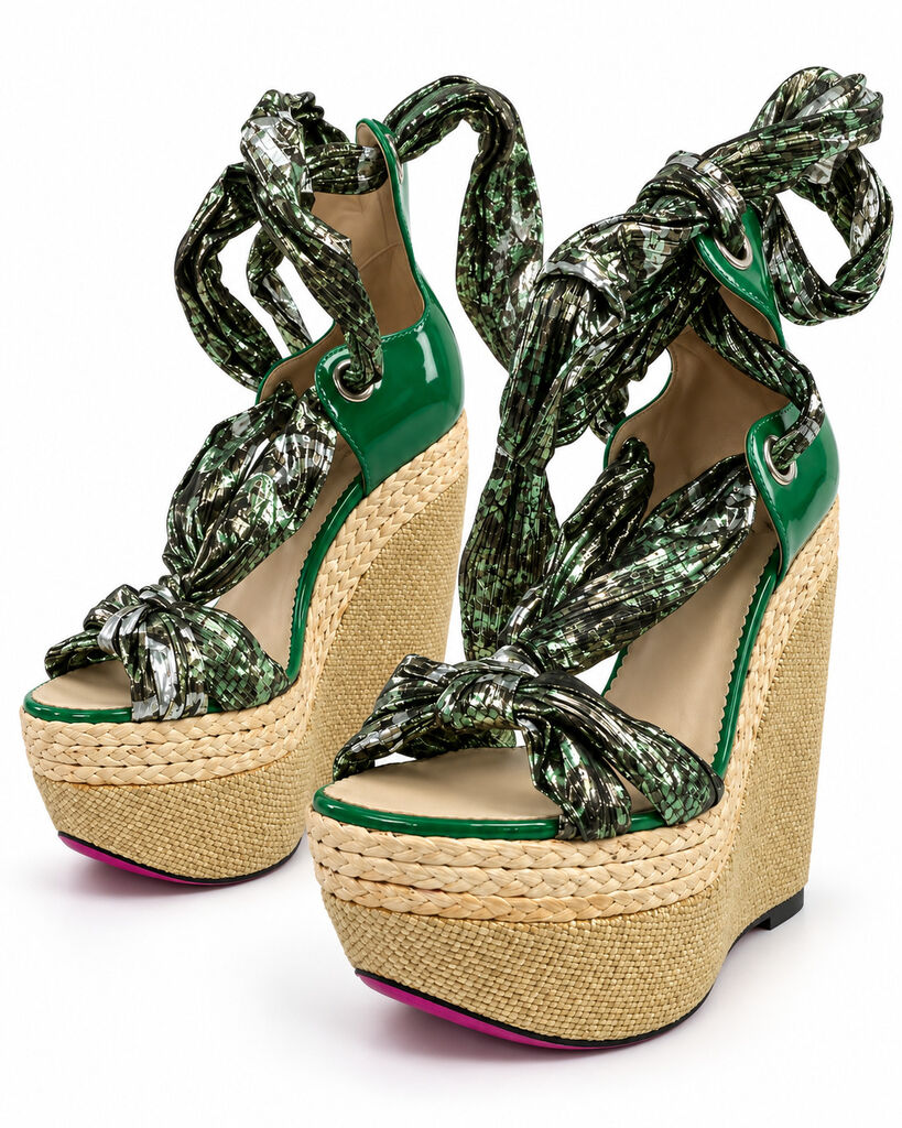 Shoes Vernice Verde