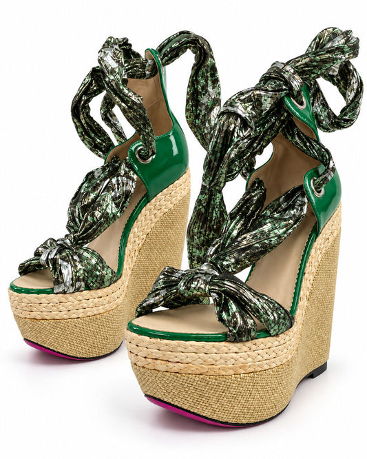 Shoes Vernice Verde