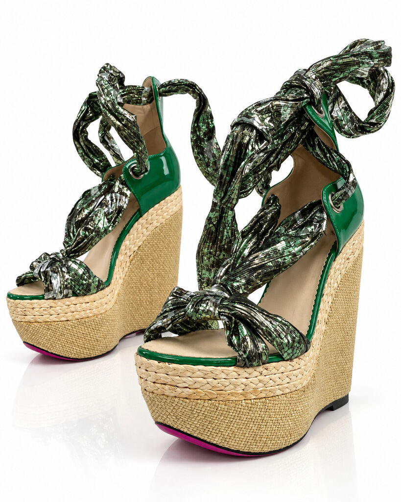 Shoes Vernice Verde