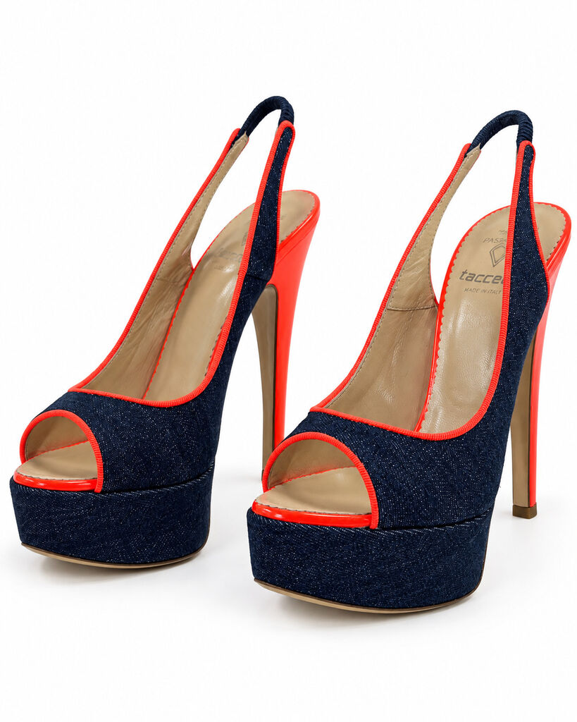 Shoes Jeans Oran/Blu