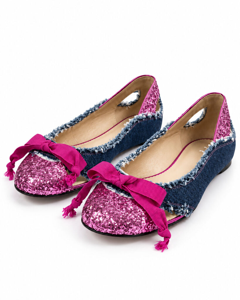 Shoes Jeans Blu/Rose