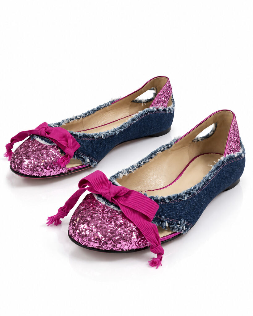 Shoes Jeans Blu/Rose