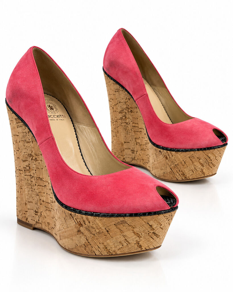 Shoes Camoscio Rose