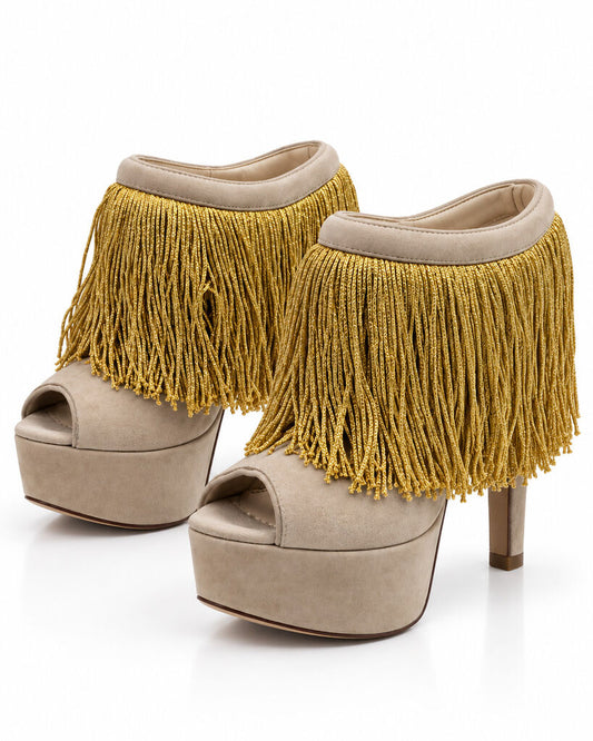 Shoes Camoscio Beige