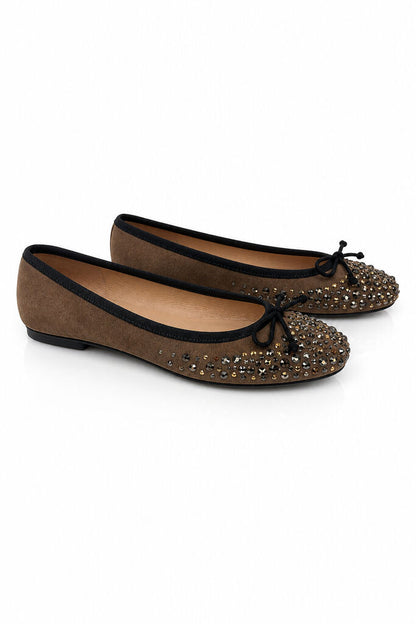 Shoes Suede Taupe