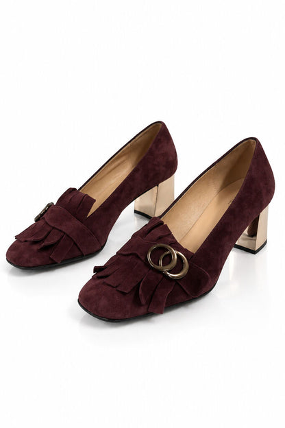 Shoes Suede BORDO