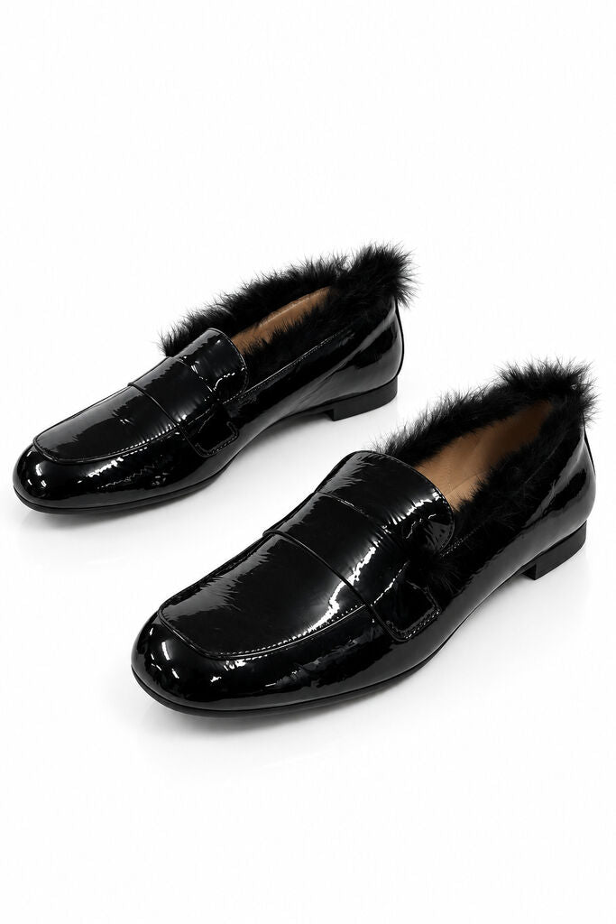 Shoes Ver/Fur NERO