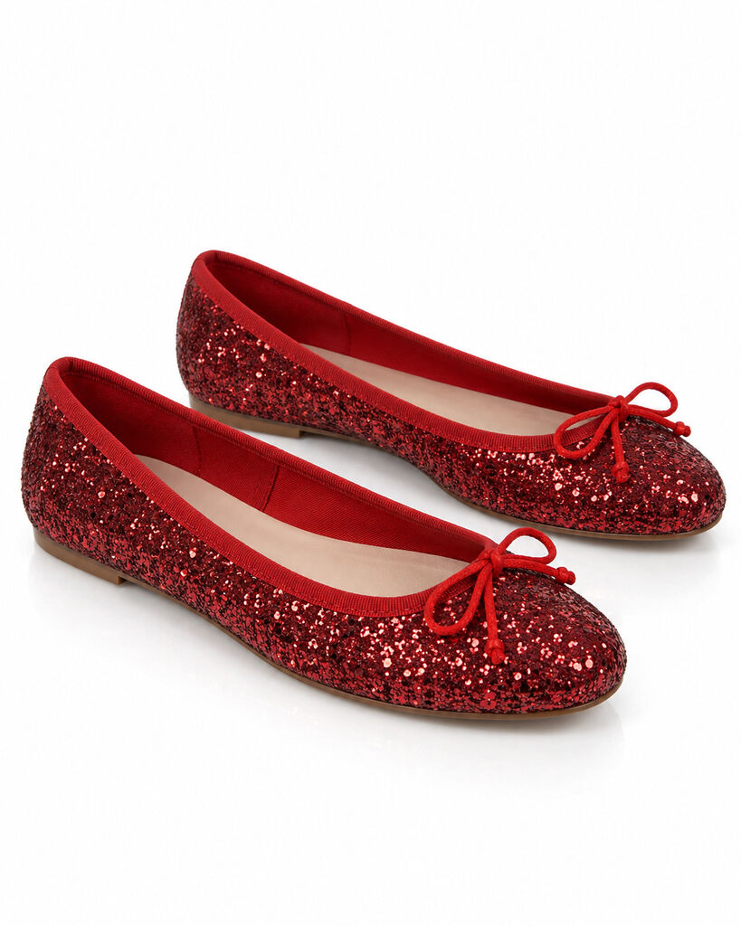 Shoes Glitter Rosso
