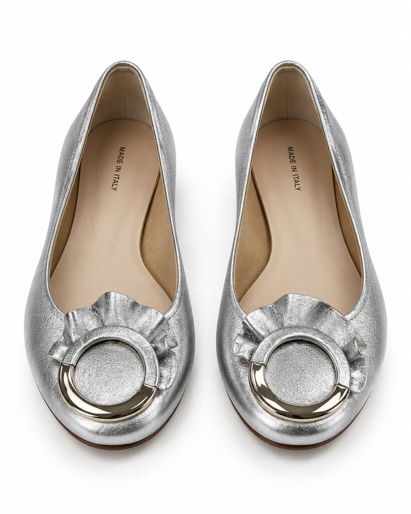 Shoes Laminato ARGENTO