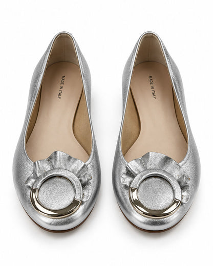 Shoes Laminato ARGENTO