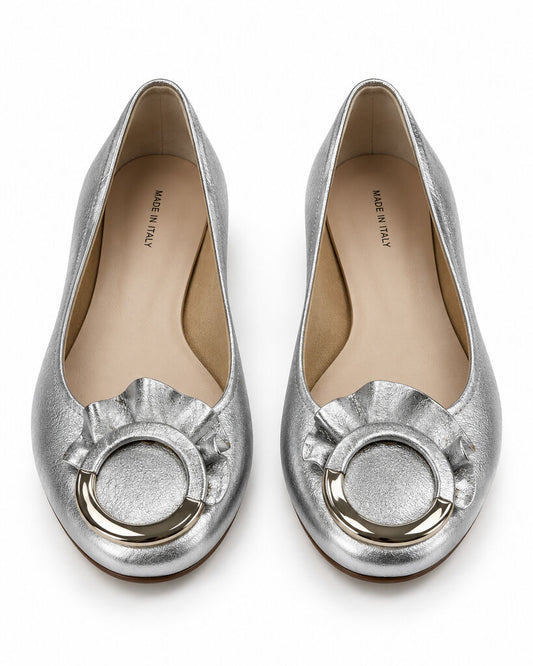 Shoes Laminato ARGENTO
