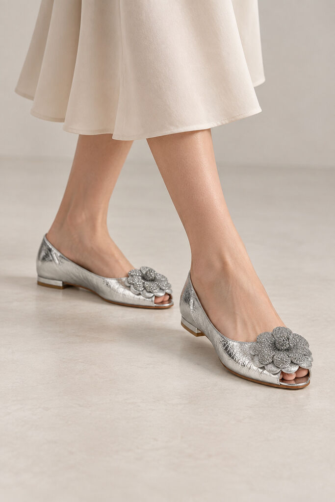 Shoes Laminato ARGENTO